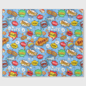 Comic Book Bubbles Packpapier (Flach)