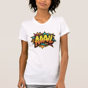 Comic Book Burst: AAAL! Bella+Leinwand Frauenschle T-Shirt