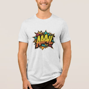 "Comic Book Burst: AAAL! Bella+Leinwand Tri-Blend Shirt