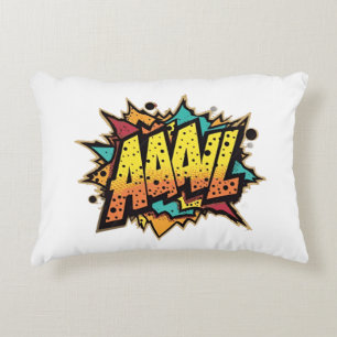 Comic Book Burst: AAAL! Pop Art Throw Kissen