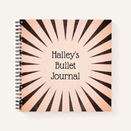 Comic Book Burst Bullet Journal Notizblock
