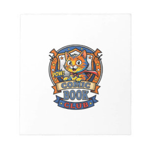 Comic Book Cat Cat Mom Geschenkidee - Comic Book C Notizblock