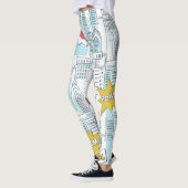 Comic Book City: Vintages Muster Leggings (Links)
