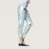 Comic Book City: Vintages Muster Leggings (Rechts)