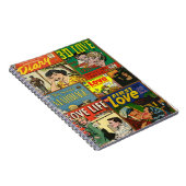 Comic Book 💥 Classic Liebe Collage Notizblock (Rechte Seite)