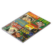 Comic Book 💥 Classic Liebe Collage Notizblock (Linke Seite)