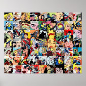 Comic Book Collage Poster (Vorne)