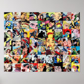 Comic Book Collage Poster (Vorne)