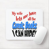 Comic Book Collections Mousepad (Mit Mouse)