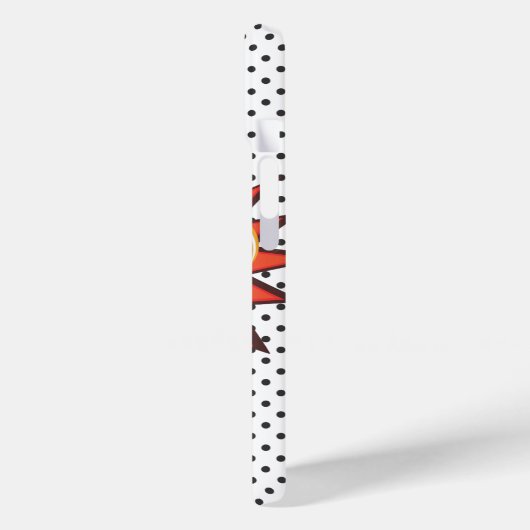 Comic Book Explosion Custom Text Bubble Case-Mate iPhone Hülle (Rückseite / Links)