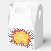 Comic Book Explosion Custom Text Bubble Geschenkschachtel (Geöffnet)