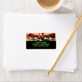 Comic Book Eyes Address Labels Adressaufkleber (Insitu)
