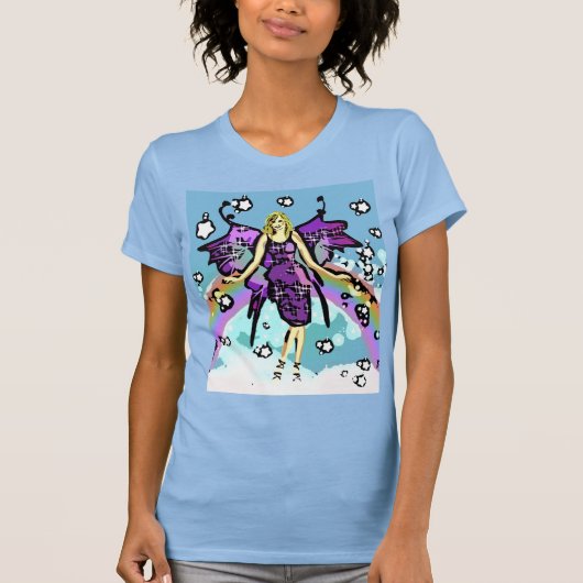 Comic Book Fairy Version Eins T-Shirt (Vorderseite)