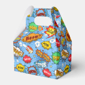 Comic Book Favor Box Geschenkschachtel (Rückseite)