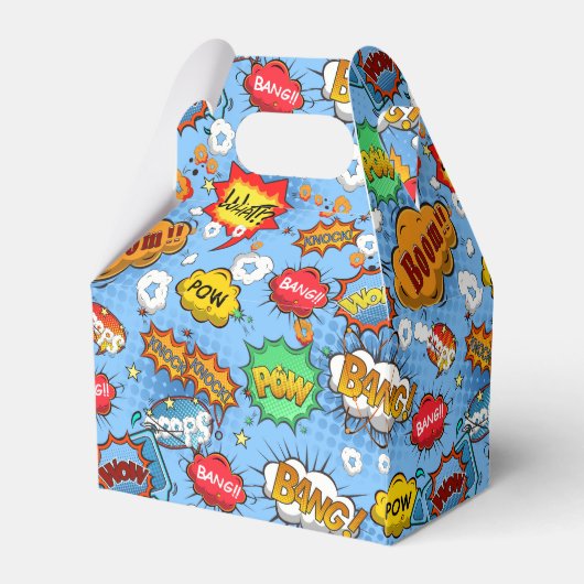 Comic Book Favor Box Geschenkschachtel (Vorderseite)