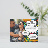 Comic Book Foto Alles in einem Budget Hochzeit Ein (Stehend Vorderseite)