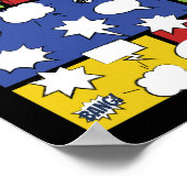 Comic Book Guest Book Poster - 100 Unterschriften (Ecke)