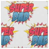 Comic Book Inspiriert Super Vater Stoff (Nahaufnahme)