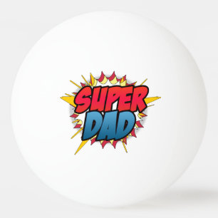 Comic Book Inspiriert Super Vater Tischtennisball