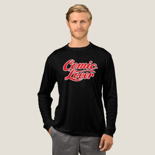 Comic-Book-Liebhaber-Kühnes-Design 7 Tri-Blend Shirt (Volle Vorderseite)