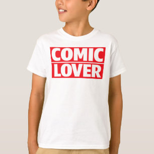Comic-Book-Liebhaber-Kühnes-Design T-Shirt