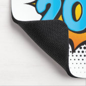 COMIC BOOK Moderne Typografie Retroklasse 2020 Mousepad (Ecke)