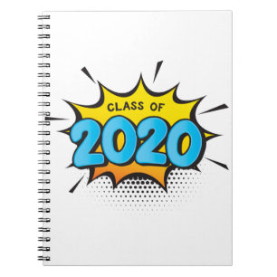 COMIC BOOK Moderne Typografie Retroklasse 2020 Notizblock