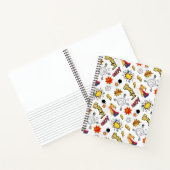 Comic Book Pattern Notebook Notizblock (Innenseite)