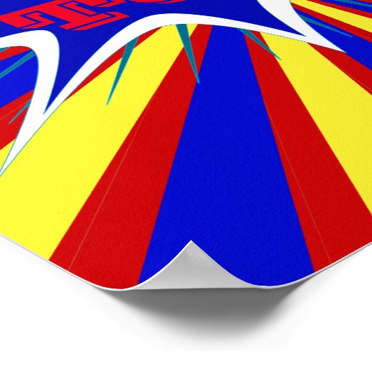 Comic Book Personalisiert Superherd Poster Wall (Ecke)