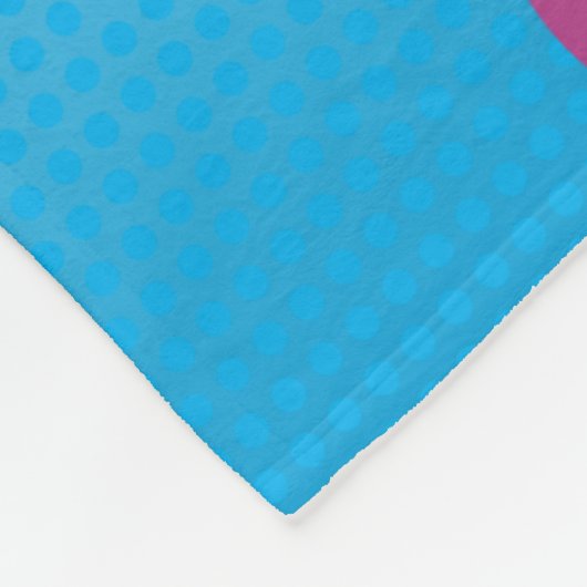 Comic Book Pop Art Bang Custom Fleecedecke (Ecke)