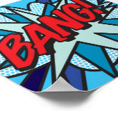 Comic Book Pop Art BANG Poster (Ecke)