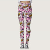 Comic Book Pop Art CHICA Leggings (Vorderseite)