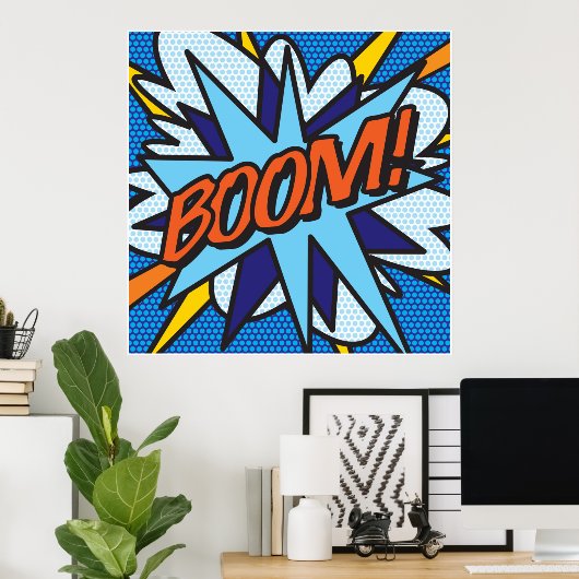 Comic Book Pop Art Collection Poster (Heimbüro)