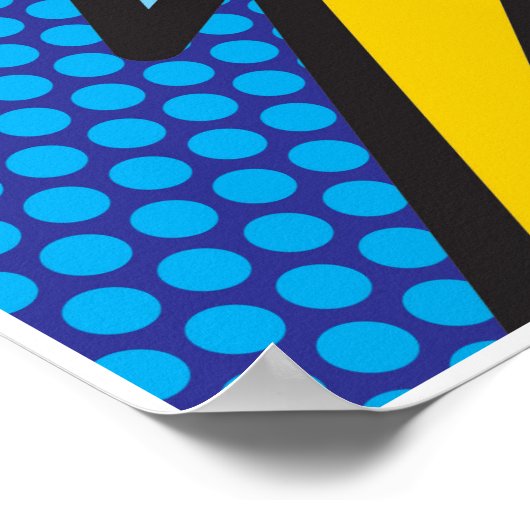 Comic Book Pop Art Collection Poster (Ecke)