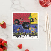 Comic Book Pop Art Colorado Serviette (Beispiel)