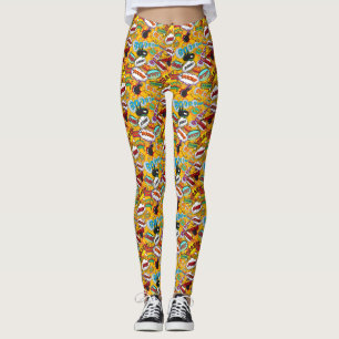 Comic Book Pop Art Explosionen Leggings