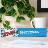Comic Book Pop Art Flash ZOMG Namensplakette