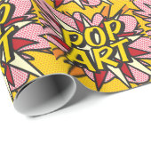 Comic Book POP ART Geschenkpapier (Rolleneckpunkt)