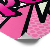 Comic Book Pop Art GIRL POWER Poster (Ecke)