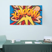 Comic Book Pop Art KA-POW! Banner (Messeveranstaltung)