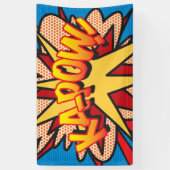 Comic Book Pop Art KA-POW! Banner (Vertikal)