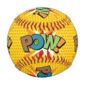 Comic Book Pop Art KA-POW Baseball (Rückseite)