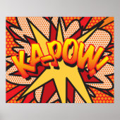 Comic Book Pop Art KA-POW Poster (Vorne)