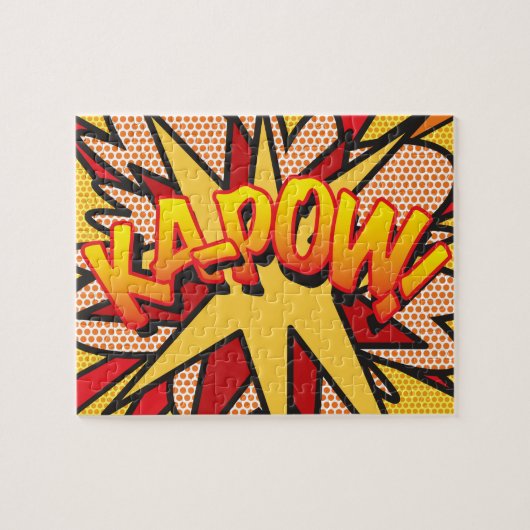 Comic Book Pop Art KA-POW Puzzle (Horizontal)