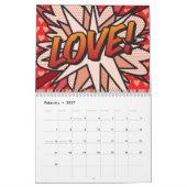 Comic Book Pop Art Kalender (Feb 2027)