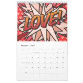 Comic Book Pop Art Kalender (Feb 2027)