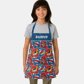 Comic Book Pop Art Kid's Schürze (Insitu)