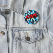 Comic Book Pop Art KNALL! Button (Beispiel)