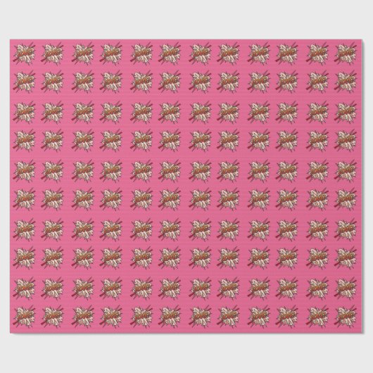 Comic Book Pop Art LIEBE Geschenkpapier (Flach)