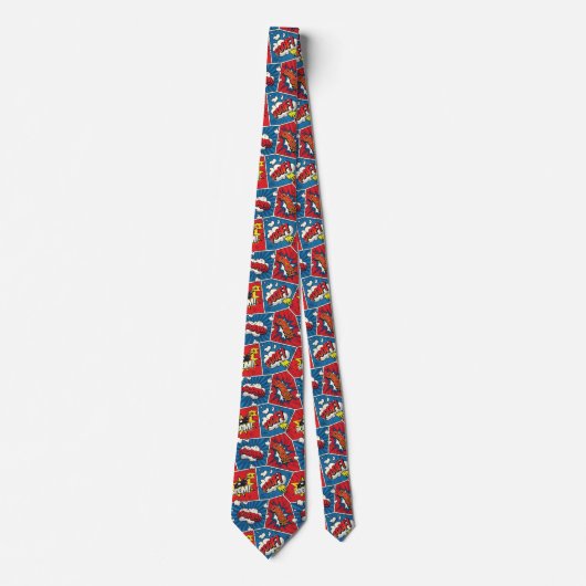 Comic Book Pop Art Neck Tie Krawatte (Vorderseite)